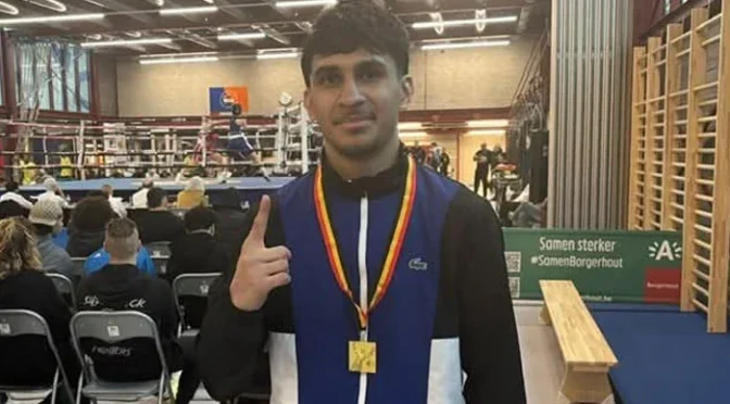 عبداللہ احمد نے بیلجیم باکسنگ چیمپئن شپ تیسری بار جیت لی