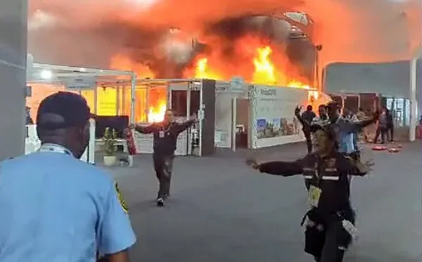 برازیل میں سی او پی 30 کلائمٹ سمٹ کے مقام پر آگ بھڑک اٹھی