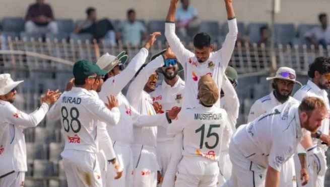 بنگلادیش نے آئرلینڈ کو ٹیسٹ سیریز میں وائٹ واش کردیا