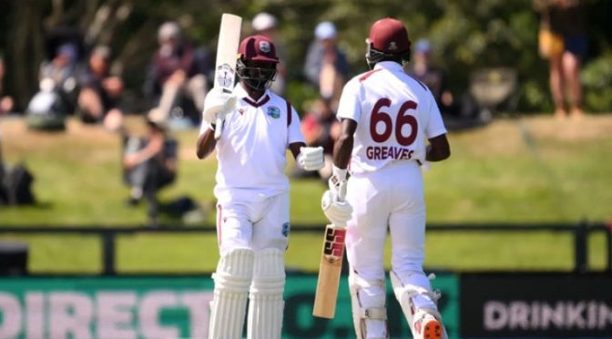 کرائسٹ چرچ ٹیسٹ: ویسٹ انڈین بیٹرز کی غیرمعمولی بیٹنگ، کیویز کی یقینی فتح میچ ڈرا میں تبدیل