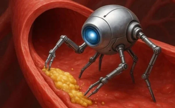 انسانی جسم میں شریانوں کی صفائی کرنےکیلئے ننھامنا روبوٹ ایجاد