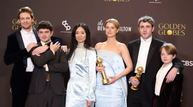 گولڈن گلوب ایوارڈز کا میلہ فلم ہیمنٹ اور 16 سالہ اوون نے لوٹ لیا