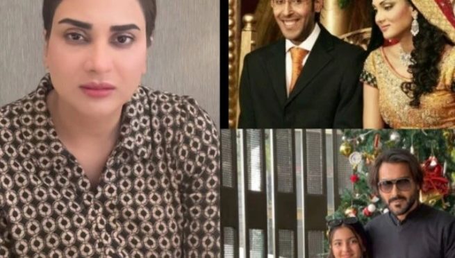 فضا علی کا سابق شوہر کی دوسری شادی پر نیک تمناؤں کا اظہار، بیٹی کی ویڈیو شیئر کردی