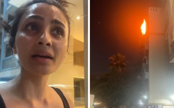 الیکشن کیمپین کے دوران آتش بازی سے بالی ووڈ اداکارہ کی رہائشی بلڈنگ میں آتشزدگی