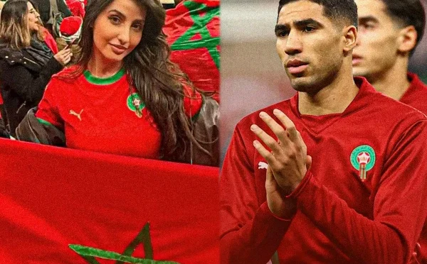 نورا فتحی اور فٹبالر اشرف حکیمی کے درمیان قربت کی افواہیں گرم