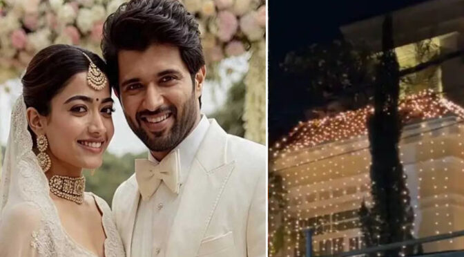 بالی وڈ اداکار وجے اور رشمیکا کی شادی کی تیاریاں شروع