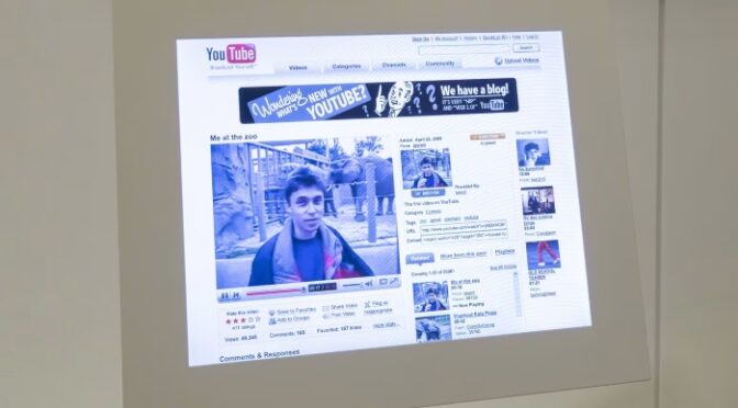 یوٹیوب کی سب سے پہلی ویڈیو ایک میوزیم کا حصہ بن گئی