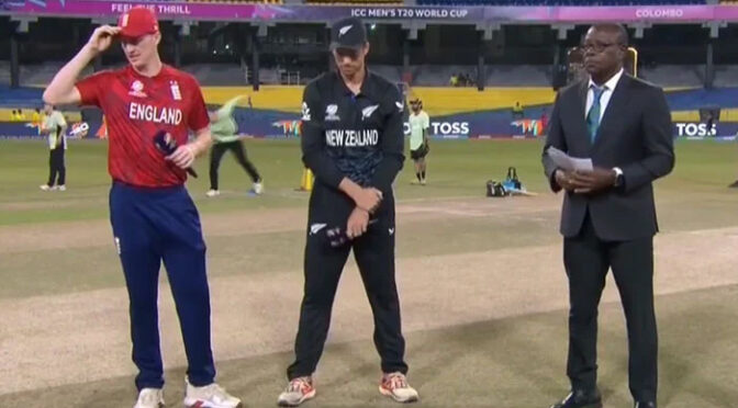 ٹی ٹوئنٹی ورلڈکپ: نیوزی لینڈ کا انگلینڈ کیخلاف اہم میچ میں ٹاس جیت کر بیٹنگ کا فیصلہ