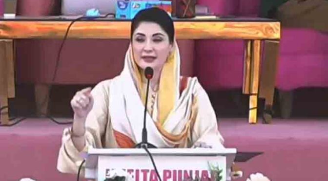 خواتین ہرمیدان میں کامیابی کےجھنڈے گاڑھ رہی ہیں: مریم نواز