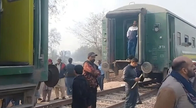 لاہور سے کراچی جانے والی ٹرین کی 7 بوگیاں انجن سے الگ ہوگئیں