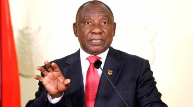 جنوبی افریقہ کے صدر کا جرائم سے نمٹنے کیلئے فوج تعینات کرنے کا اعلان