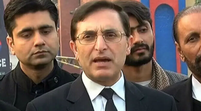 سیاسی اختلاف کو نفرت میں نہ بدلیں، لیڈر کو قید رکھنا مناسب نہیں: بیرسٹر گوہر