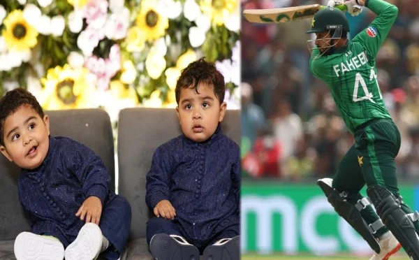 ٹی ٹوئنٹی ورلڈکپ: محسن نقوی نے پاکستان کی جیت فہیم اشرف کے جڑواں بچوں کے نام کردی