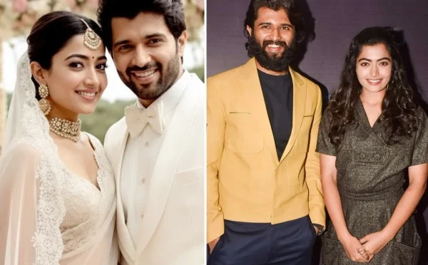 مشہور بھارتی اداکارہ رشمیکا اور وجے کی شادی کا دعوت نامہ وائرل