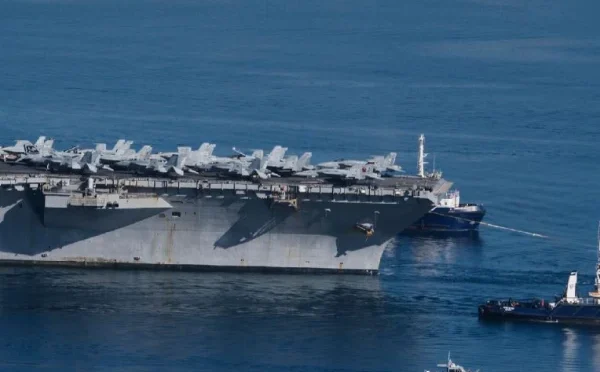 جنیوا مذاکرات کیساتھ فوجی تیاری بھی تیز، امریکی بحری بیڑا اسرائیل پہنچ گیا