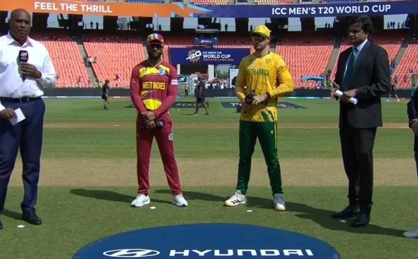 جنوبی افریقا کا ویسٹ انڈیز کیخلاف ٹاس جیت کر بولنگ کا فیصلہ