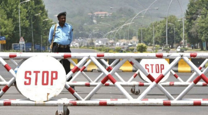 احتجاج کا خدشہ، اسلام آباد میں دفعہ 144 نافذ، ہرقسم کے اجتماع پر پابندی عائد