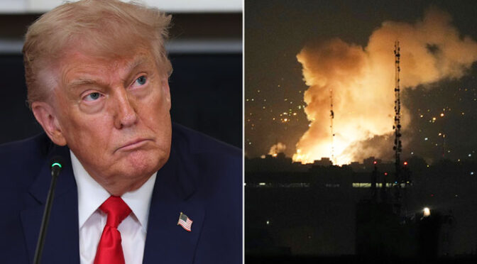 میں نے خود اسرائیل کا ہاتھ ایران پر حملےکیلئے بڑھایا، ٹرمپ کی امریکا کو جنگ میں دھکیلنےکے بیان کی تردید