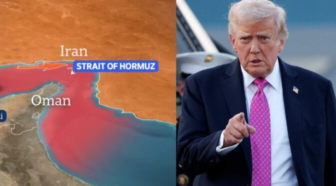 امریکا کا آبنائے ہرمز کھلوانےکا فیصلہ