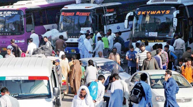 پیٹرولیم مصنوعات کی قیمتوں میں اضافے کے بعد انٹرسٹی بس کرایوں میں بھی اضافہ