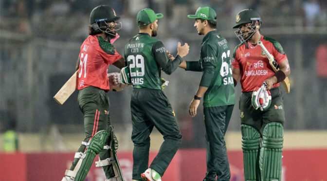 پاکستان اور بنگلا دیش کے درمیان ون ڈے سیریز کیلئےمیچ آفیشلز کا اعلان