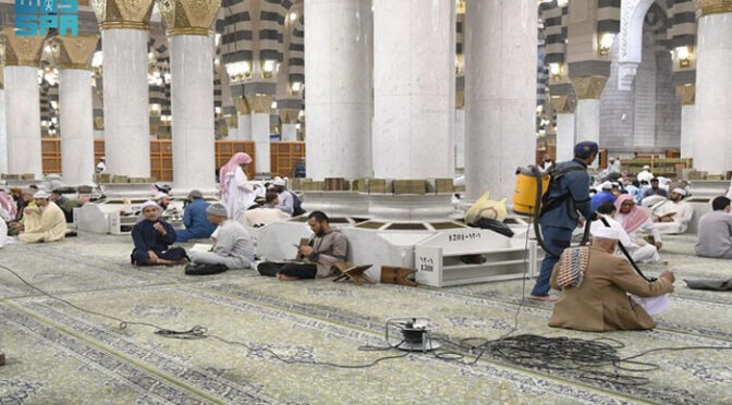 حرمین شریفین : 15ہزار سے زائد افرادعتکاف بیٹھ گئے