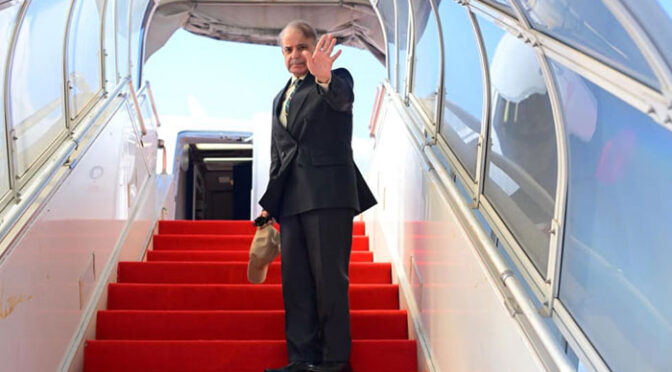 ایران جنگ:شہبازشریف ہنگامی سرکاری دورے پر سعودیہ روانہ