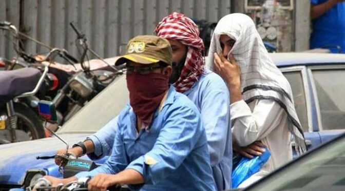 کراچی میں گرمی کی شدت میں مزید اضافے کا امکان