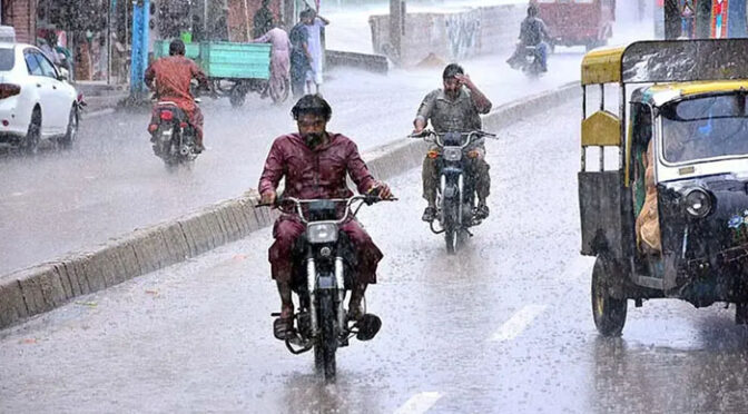 کراچی میں کل سے بارش کا سلسلہ شروع ہونے کا امکان
