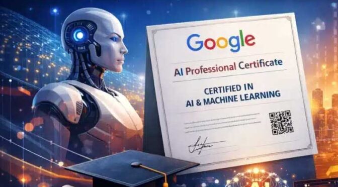 گوگل کا پاکستان میں اے آئی پروفیشنل سرٹیفکیٹ کے آغاز کا اعلان