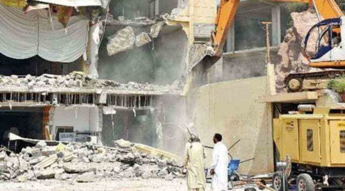 ایل ڈی اے کا کریک ڈاؤن، غیرقانونی کمرشل عمارتوں کے خلاف 91 املاک سیل
