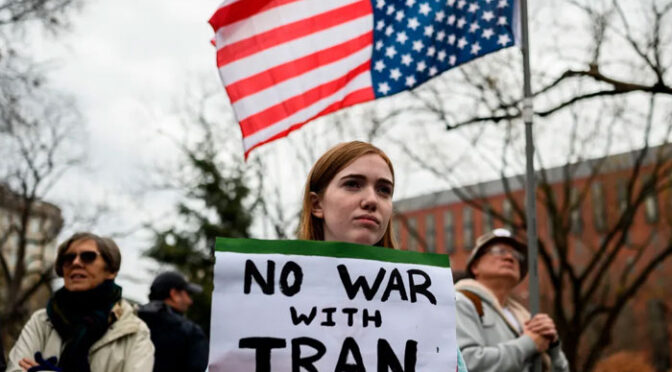 دوتہائی امریکی ایران جنگ کا فوری خاتمہ چاہتے ہیں: سروے