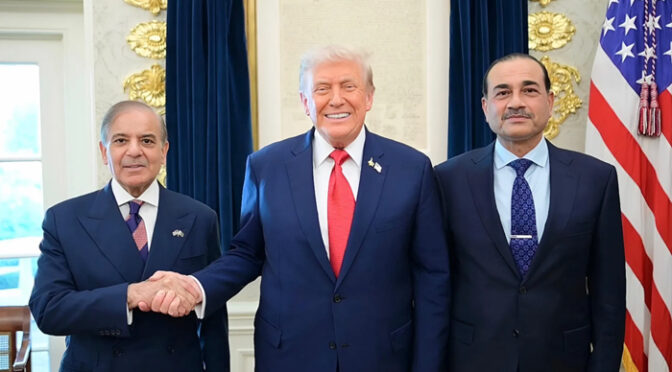 ایران امریکا مذاکرات وزیراعظم پاکستان اور فیلڈ مارشل کی مؤثر قیادت کے ذریعے ممکن ہوئے، امریکی صدر کی تعریف