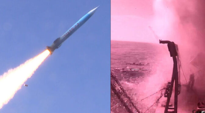 پاک بحریہ کا مقامی ساختہ اینٹی شپ میزائل کا کامیاب تجربہ