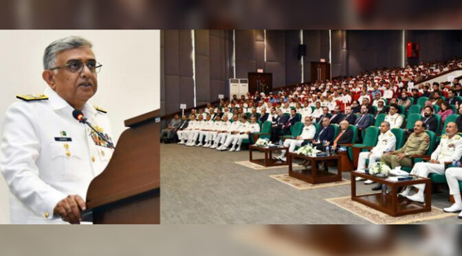 بحرِ ہند سے عالمی تجارت کی وسیع آمدورفت ہے جس میں رکاوٹ سے عالمی معیشت پر نمایاں اثرات مرتب ہو سکتے ہیں، نیول چیف