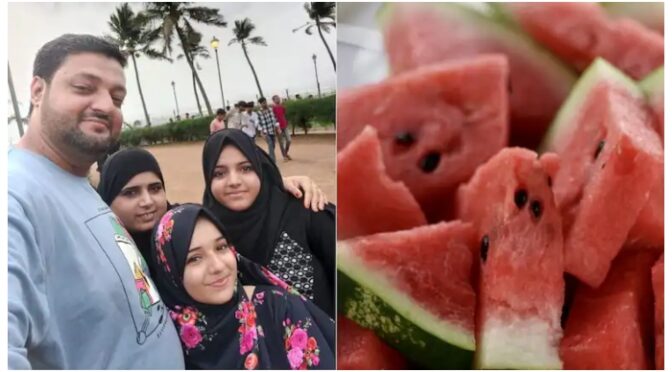 بریانی کے بعد تربوز کھانے سے میاں، بیوی سمیت 2 بچیاں جاں بحق