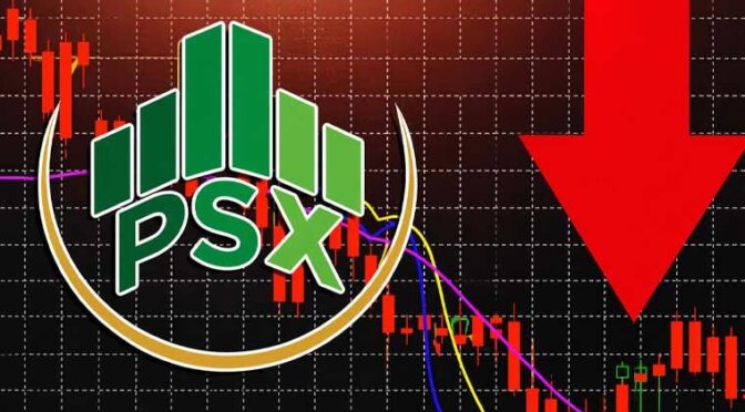 سٹاک مارکیٹ میں شدید مندی، انڈیکس ایک لاکھ 63 ہزار پوائنٹس کی حد کھو بیٹھا