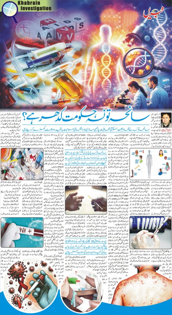 تونسہ ایچ آئی وی بحران قومی صحت کے سنگین مسئلے میں تبدیل، کیسز میں اضافہ اور نظامی ناکامیاں بے نقاب