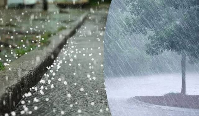 مختلف شہروں میں بارش، تیز ہوائیں اور ژالہ باری متوقع