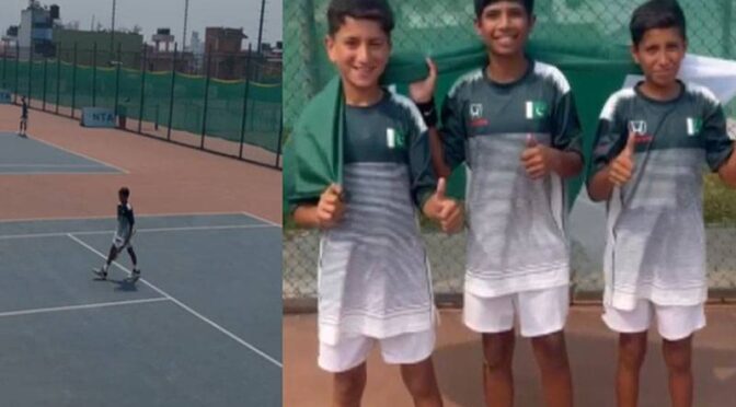 پاکستان نے آئی ٹی ایف ایشیا انڈر 12 ٹینس ٹورنامنٹ کے فائنل کیلئے کوالیفائی کرلیا