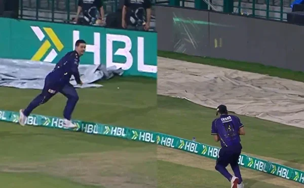 پی ایس ایل: کوئٹہ گلیڈی ایٹرز کے روسو اور ثاقب کا شاندار کیچ، ویڈیو وائرل