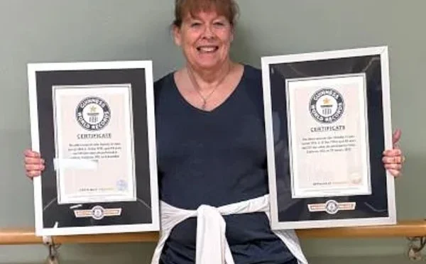 یونی سائیکل چلانے والی معمر ترین خاتون!