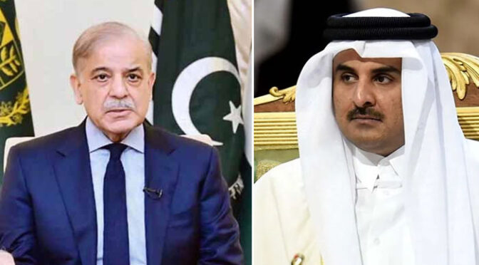 قطر کی خطے میں امن و استحکام کے فروغ کیلئے پاکستان کی مسلسل کوششوں کی تعریف