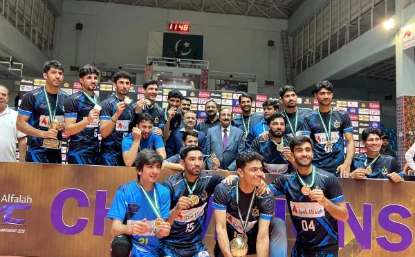 پاک فضائیہ نے 55ویں نیشنل مینز والی بال چیمپئن شپ کا ٹائٹل جیت لیا