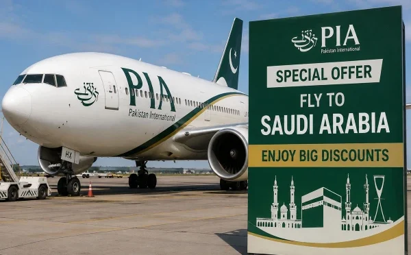پی آئی اے کی خصوصی پیشکش، سعودی عرب کے لیے پروازوں پر بڑی رعایت