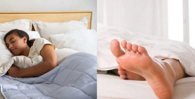 سوتے ہوئے چادر یا لحاف کے باہر پاؤں رہنا کیوں ضروری ہے؟