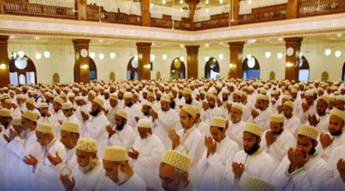 بوہری برادری آج عیدالاضحیٰ مذہبی جوش وخروش سے منا رہی ہے