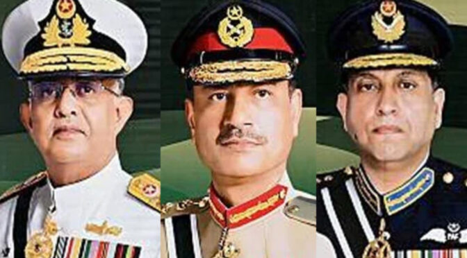 مسلح افواج کے سربراہان کی قوم کو عیدالاضحیٰ کی مبارکباد