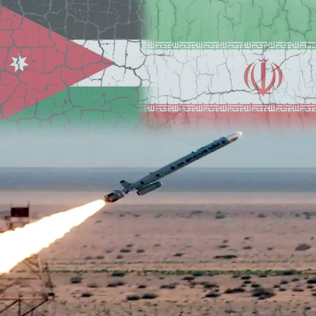 5 ایرانی میزائل فضا میں تباہ کر دئیے اردن کا دعوی