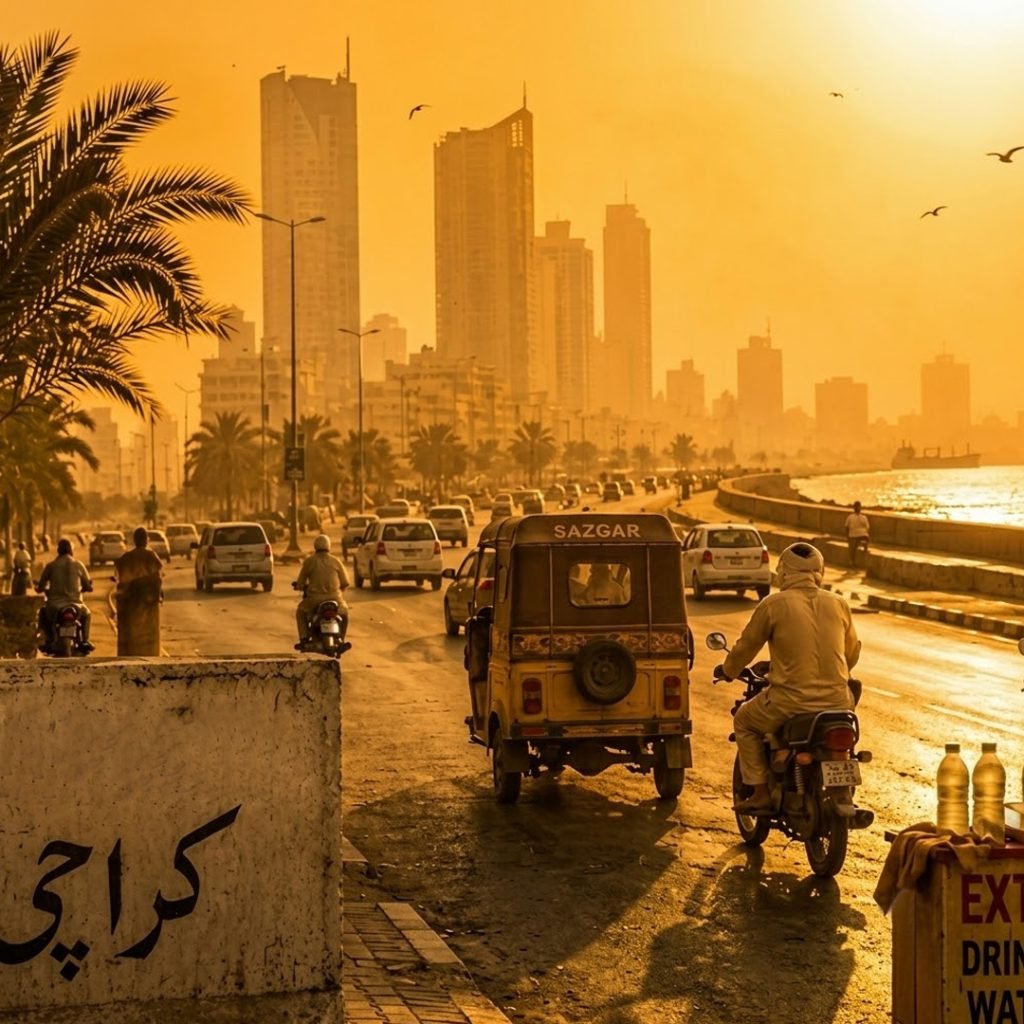 کراچی میں ہیٹ ویو، درجہ حرارت 48 ڈگری تک پہنچ گیا